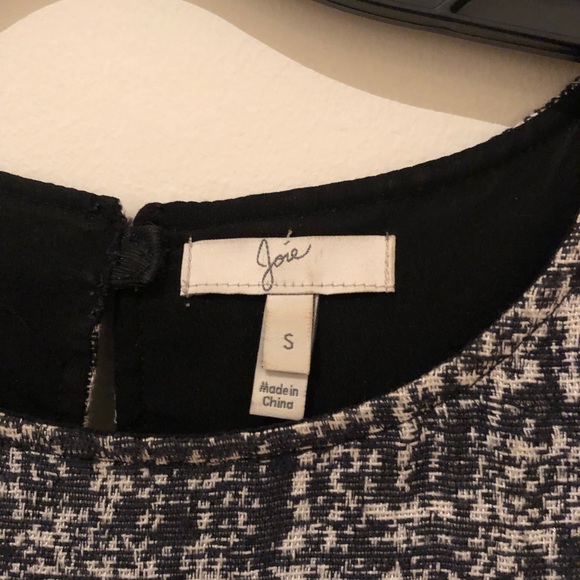 JOIE blue tweed crop top (matching set) - Picture 5 of 8